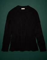 Chandail petit ami en mélange de mohair haut gamme AE77