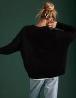 Chandail petit ami en mélange de mohair haut gamme AE77