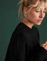 Chandail petit ami en mélange de mohair haut gamme AE77