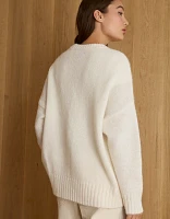 AE77 Premium Mohair-Blend Boyfriend Sweater