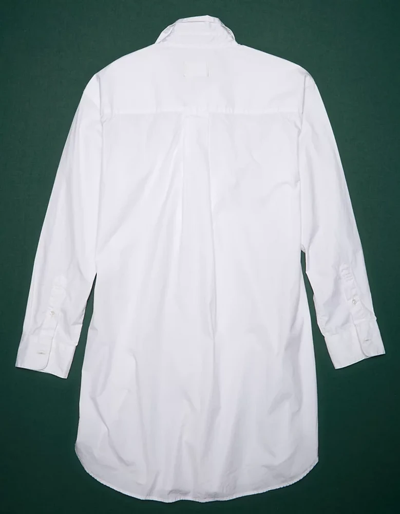 Robe-chemisier en popeline haut de gamme AE77