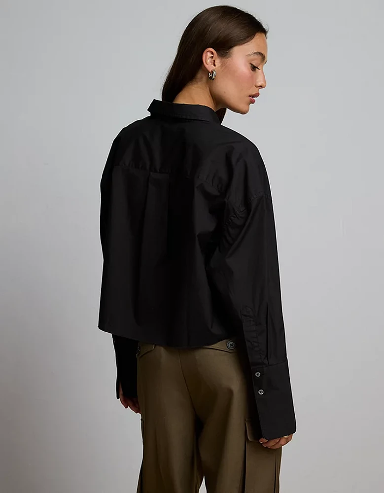 Chemise smoking trois quarts à manches longues haut de gamme AE77