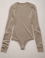 AE77 Premium Seamless Crew Neck Bodysuit