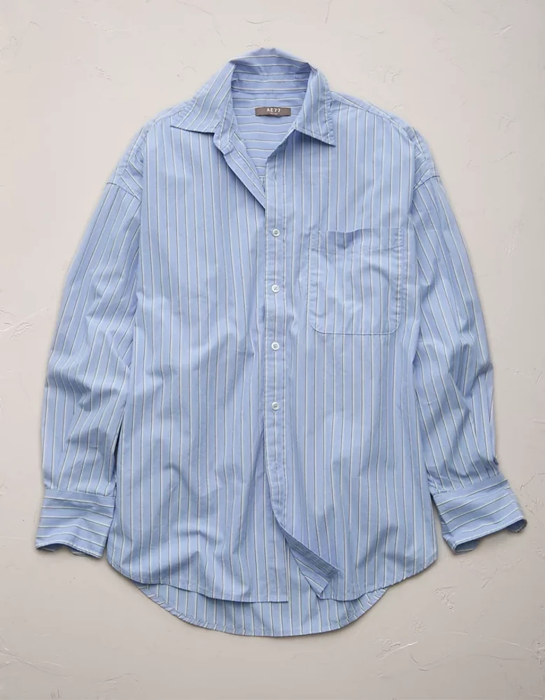 AE77 Premium Poplin Boyfriend Shirt