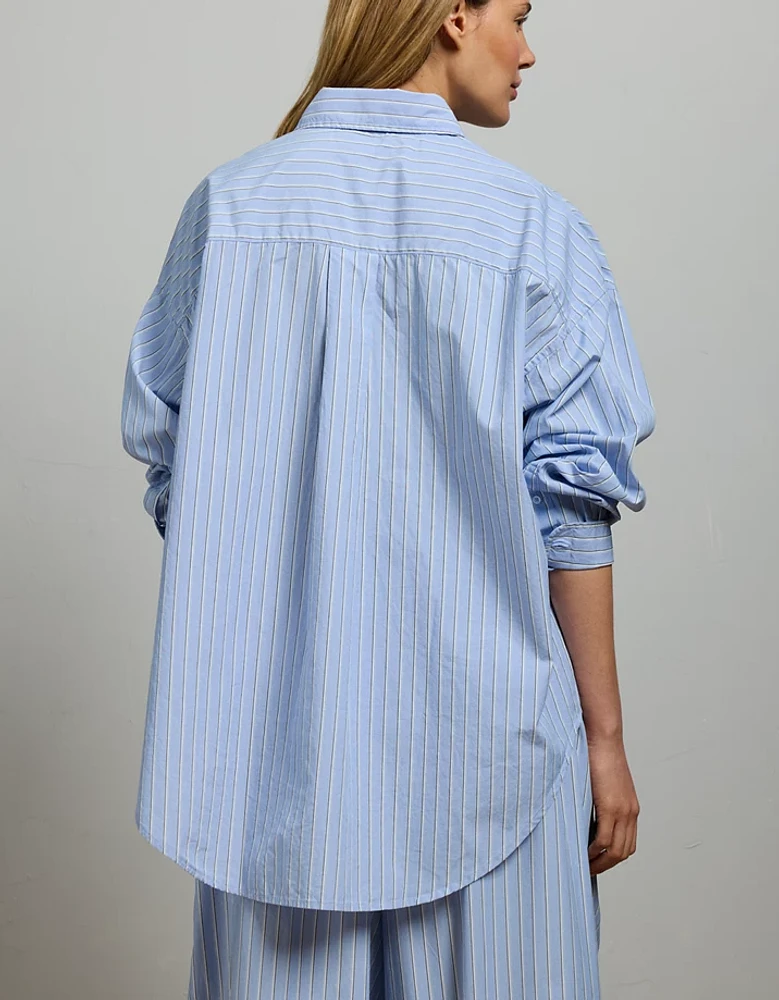 AE77 Premium Poplin Boyfriend Shirt
