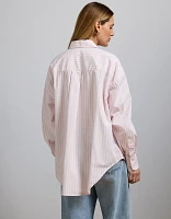 AE77 Premium Poplin Boyfriend Shirt