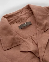 AE77 Premium Linen Camp Shirt