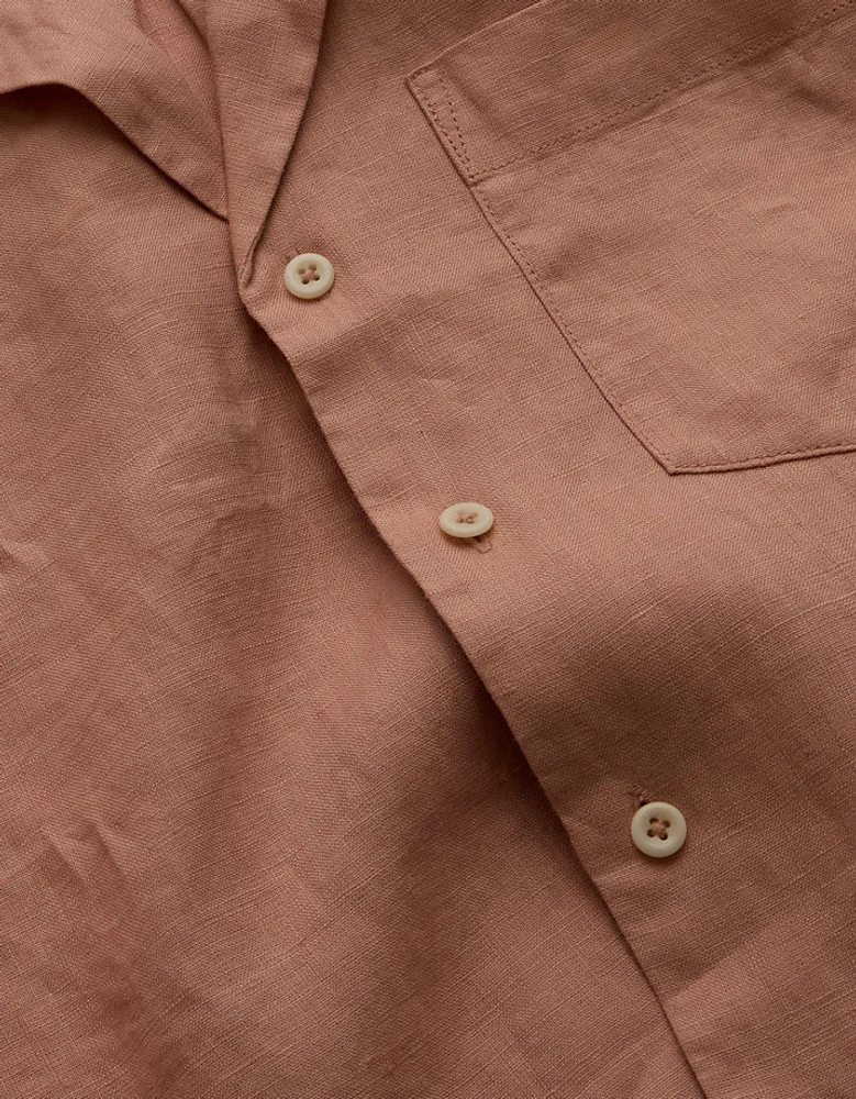 AE77 Premium Linen Camp Shirt