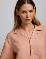 AE77 Premium Linen Camp Shirt