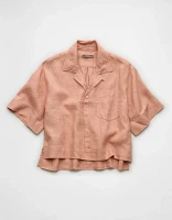 AE77 Premium Linen Camp Shirt