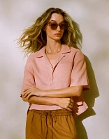 AE77 Premium Linen Camp Shirt