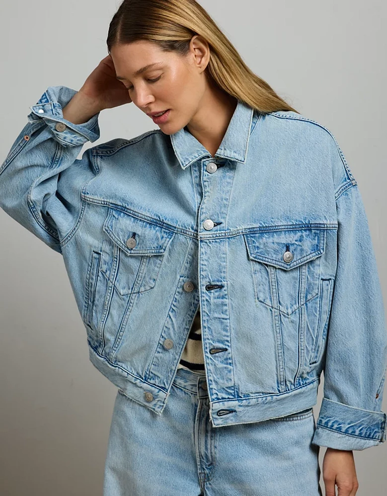 AE77 Premium Oversized Denim Jacket