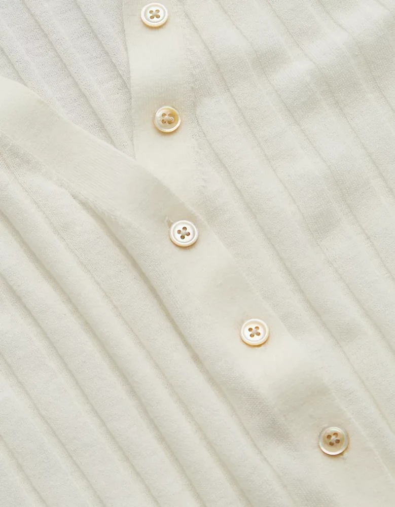 Polo en mélange laine et soie haut de gamme AE77