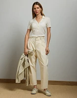 Polo en mélange laine et soie haut de gamme AE77