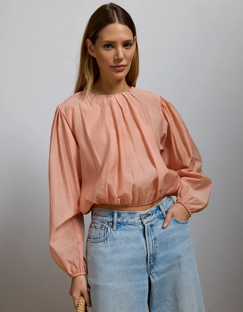 AE77 Premium Bubble Blouse