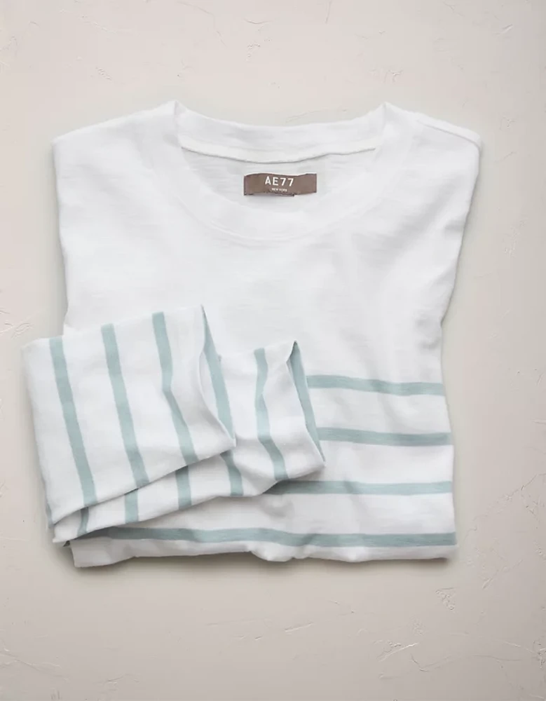 T-shirt droit à manches longues haut de gamme AE77