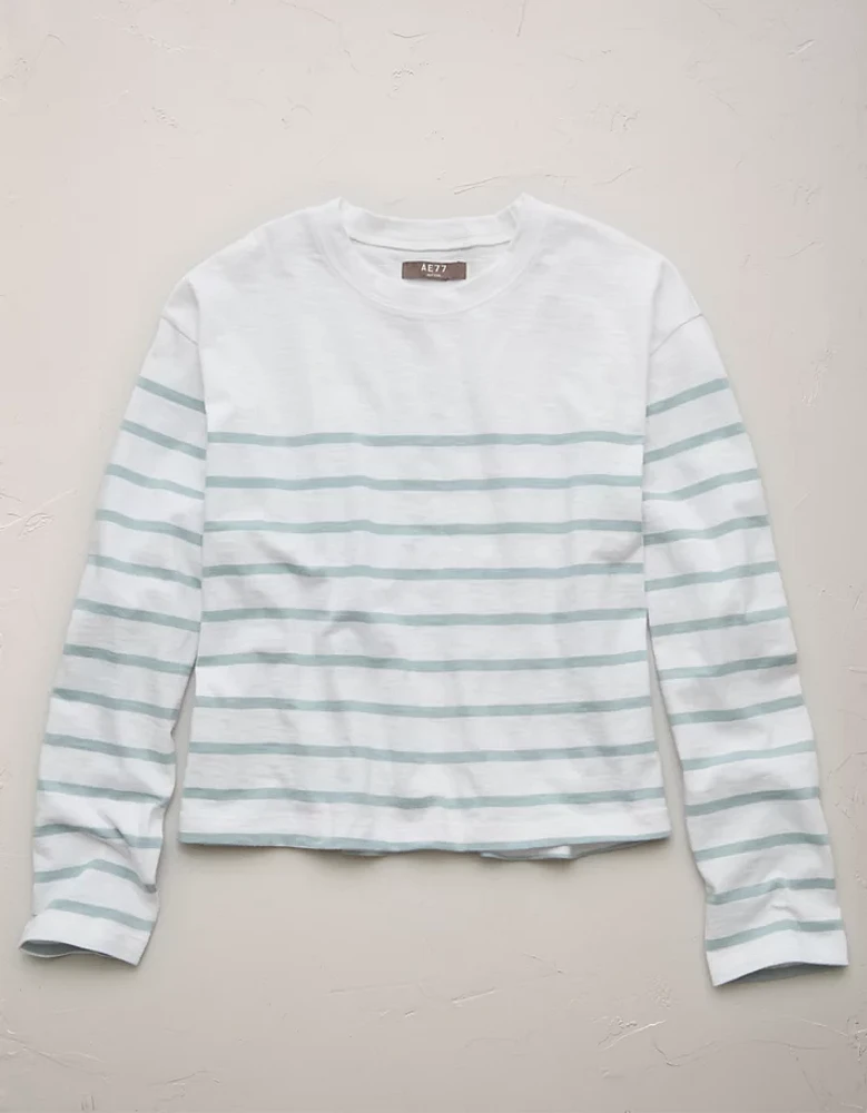 T-shirt droit à manches longues haut de gamme AE77