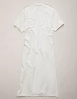 Robe mi-longue t-shirt haut de gamme AE77
