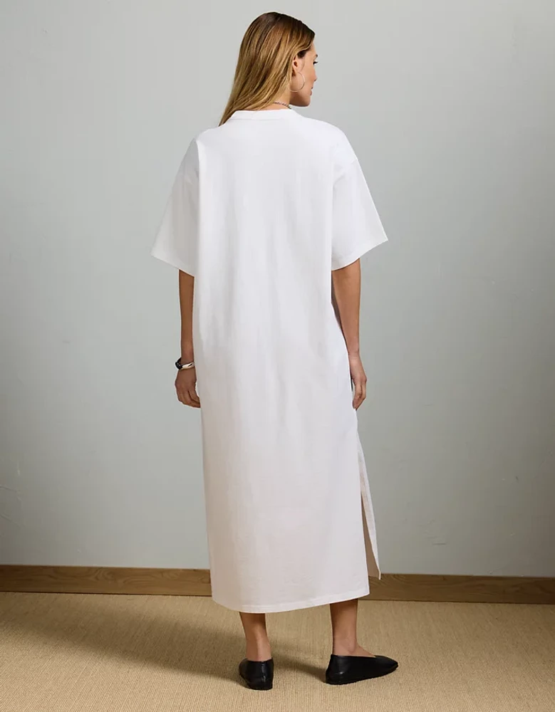 Robe mi-longue t-shirt haut de gamme AE77