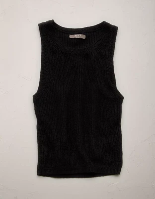 AE77 Premium Linen Sweater Tank Top