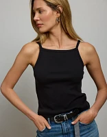 AE77 Premium Straight Neck Tank Top