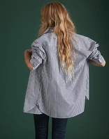 Chemisier petit ami en popeline haute de gamme AE77