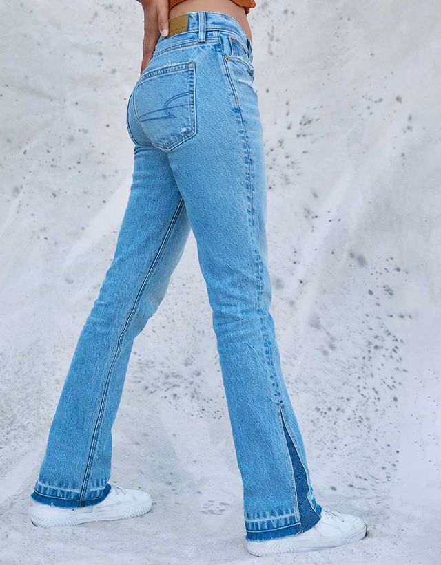 Mika Relaxed Straight Mid Rise Jeans