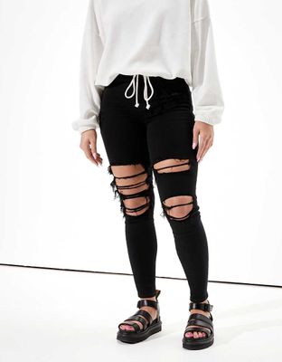 AE Ne(x)t Level Ripped Curvy High-Waisted Jegging