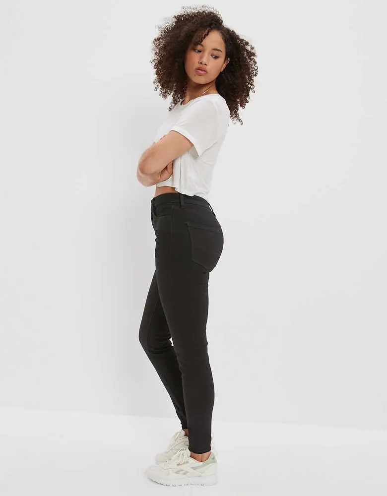 AE Forever Soft Curvy High-Waisted Jegging  Curvy jeans, Leggings are not  pants, Jeggings