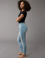 Jegging en rondeur à taille haute déchiré Next Level AE