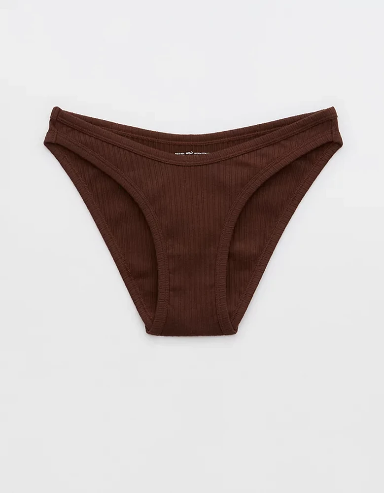 Superchill Ribbed Cotton Bikini Underwear