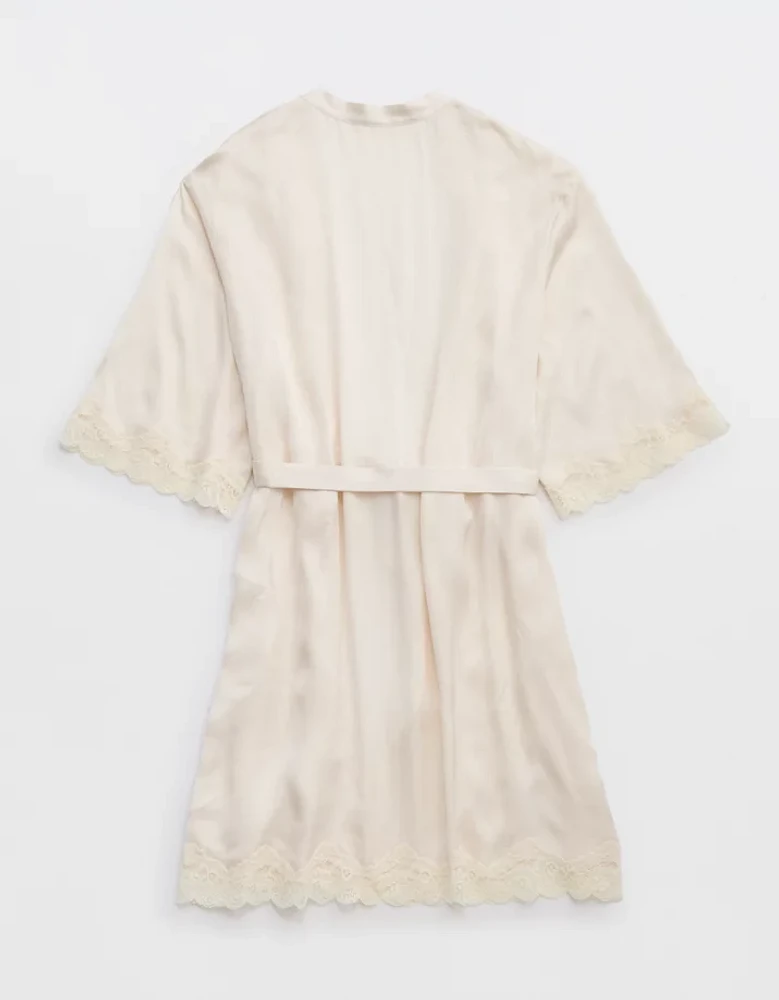 Aerie Off-Duty Satin Robe