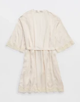 Aerie Off-Duty Satin Robe