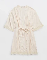 Aerie Off-Duty Satin Robe