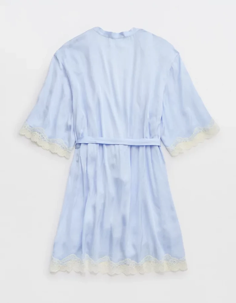 Aerie Off-Duty Satin Robe