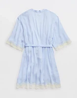 Aerie Off-Duty Satin Robe