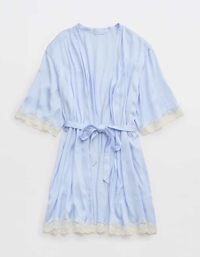 Aerie Off-Duty Satin Robe