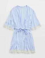 Aerie Off-Duty Satin Robe