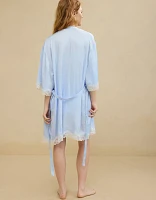 Aerie Off-Duty Satin Robe