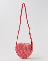 Aerie Quilted Heart Crossbody Bag