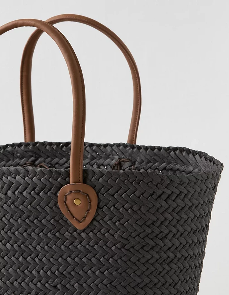 Aerie Oversized Woven Straw Bag