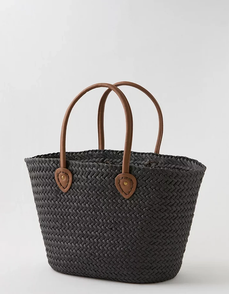Aerie Oversized Woven Straw Bag