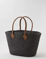 Aerie Oversized Woven Straw Bag