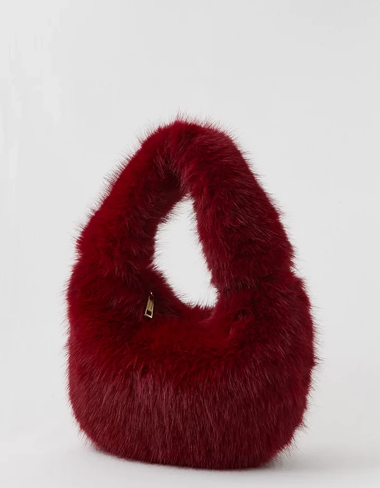 Aerie Faux Fur Shoulder Bag