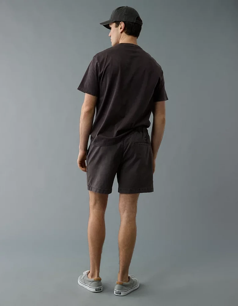 AE Flex 7" Linen-Blend Trekker Short