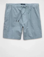 AE 7" Flex Linen-Blend Trekker Short