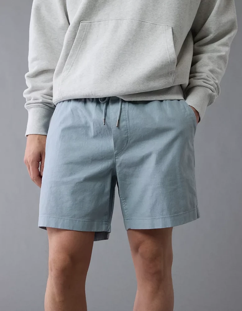 AE 7" Flex Linen-Blend Trekker Short