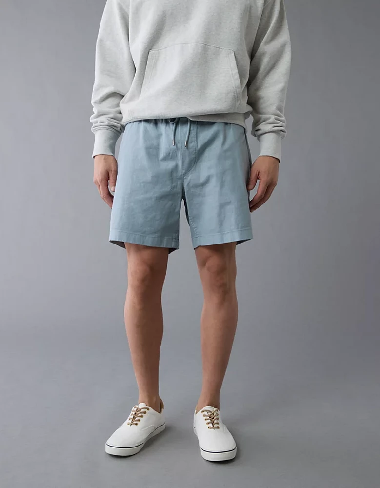 AE 7" Flex Linen-Blend Trekker Short