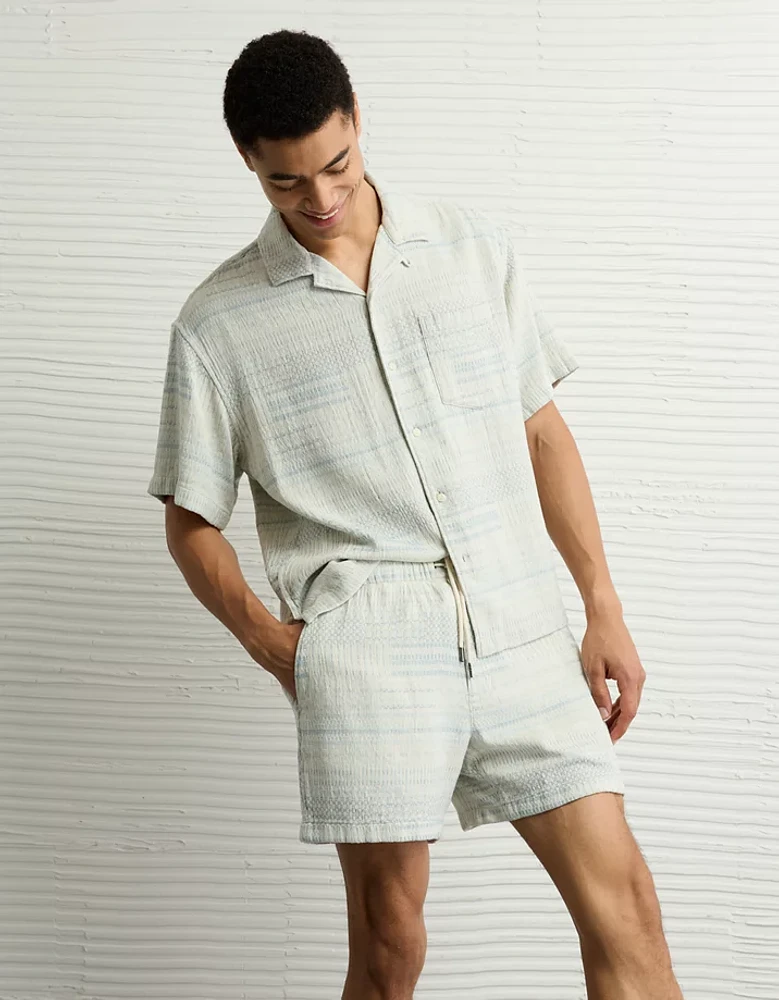 Short Trekker rayé texturé de 5 po AE
