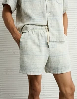 Short Trekker rayé texturé de 5 po AE